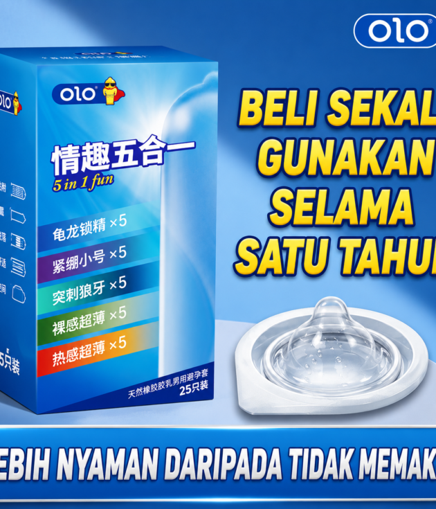 OLO 5 in 1 Fun Mix Condom 25 PCS / 20241229-五合一