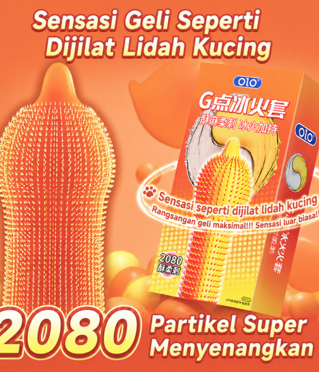 OLO Kondom G-Spot Ice & Fire 2080 Titik / G点冰火款