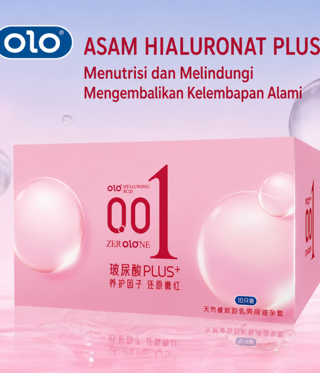 OLO Kondom Asam Hialuronat Plus Pink / OLO 还原嫩红套