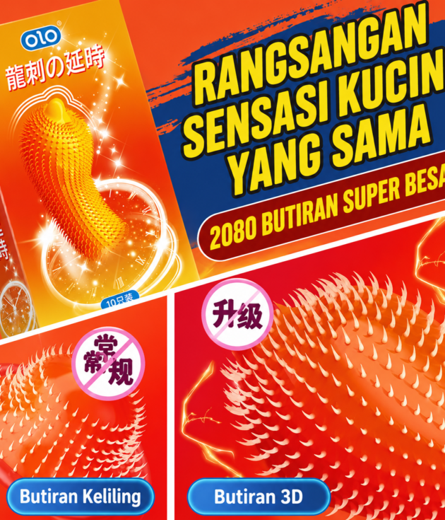 OLO Dragon Spike Delay Condom / OLO 龙刺延时