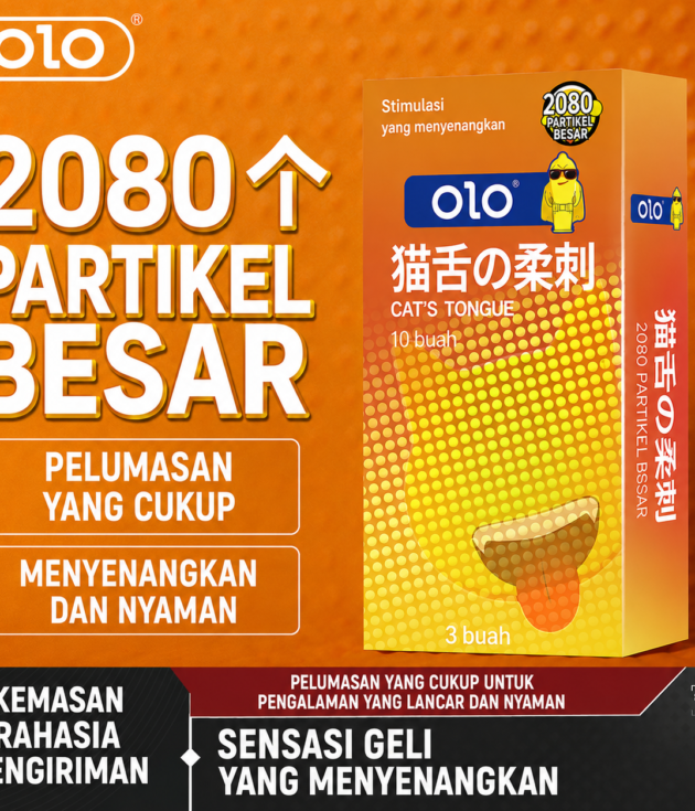 Kondom OLO Lidah Kucing Soft Spike / OLO猫舌柔刺套