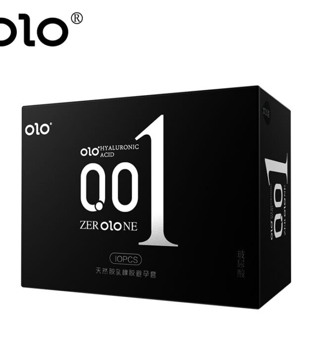 OLO 001 Kondom Pelumas Asam Hialuronat / OLO 001玻尿酸安全套男神款
