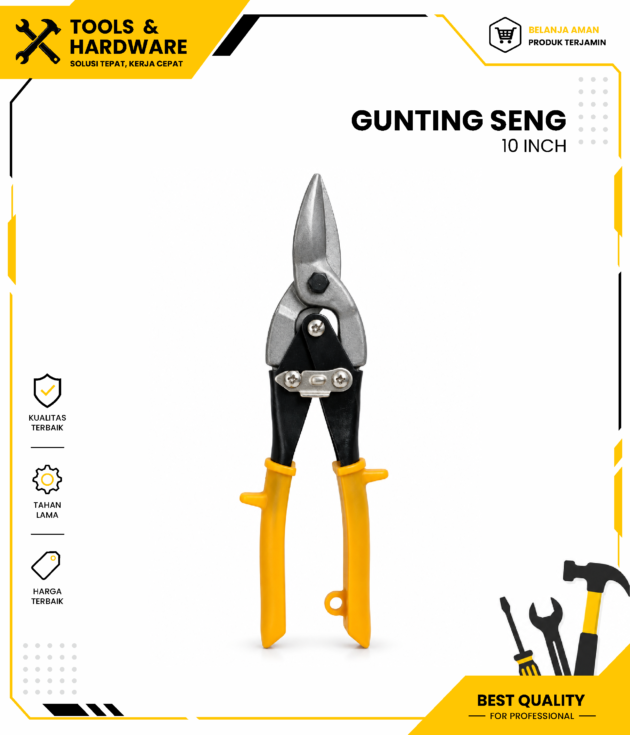 Gunting Seng 10 Inch Aviation Snips HPP