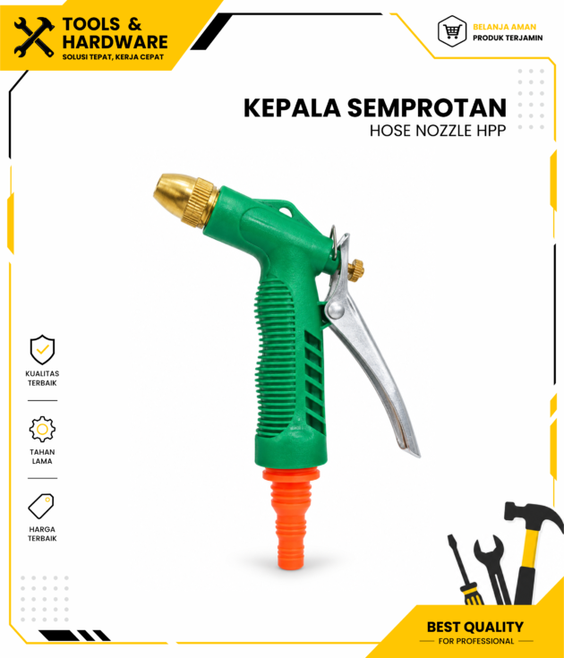 Kepala Semprotan Air Hose Nozzle HPP