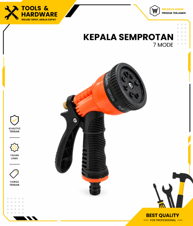 Kepala Semprotan Air 7 Mode HPP